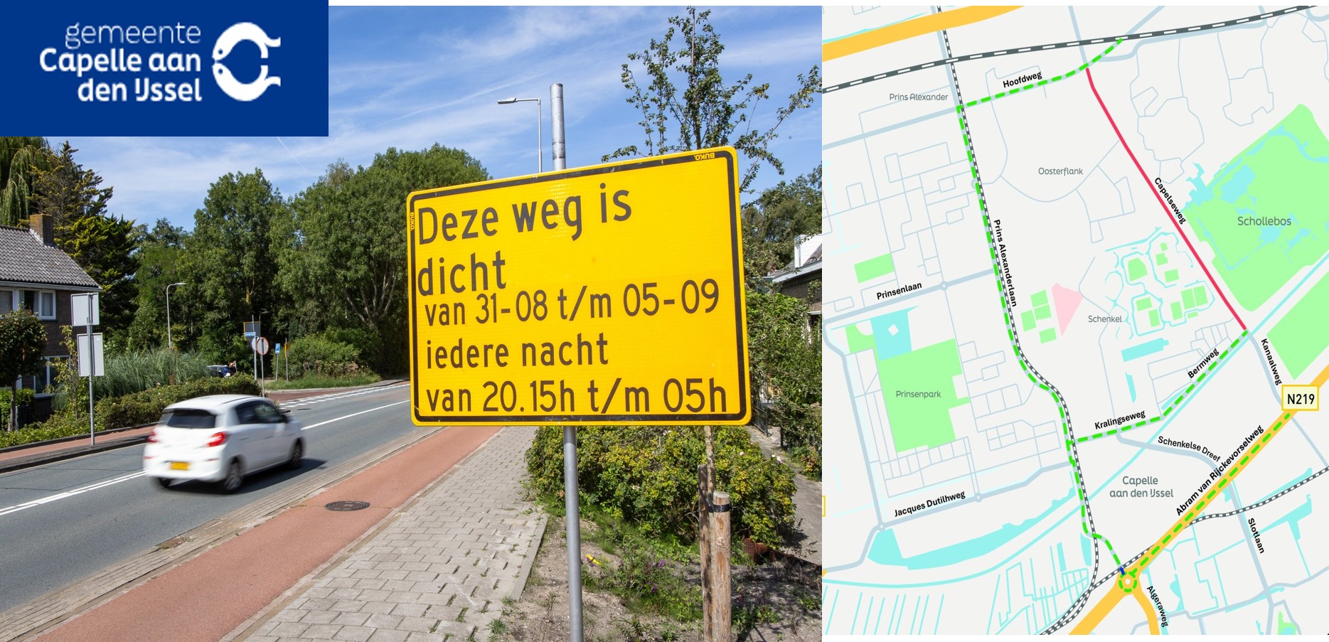 Werkzaamheden parkeerplaats